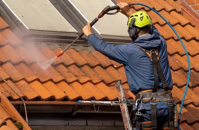 Démoussage et hydrofuge de toiture à Boucq